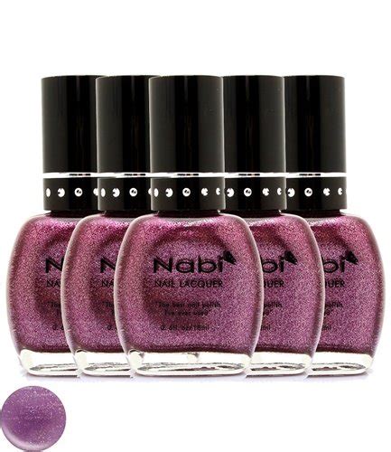 nabi nail polish lilac purple salon nail lacquer new