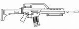 G36 Coloring Carbine Deviantart Sketch Template sketch template