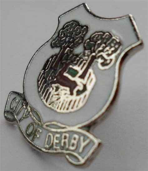 derby city pin badge