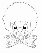 Clown Coloring Pages Kids Printable Colorear Para sketch template