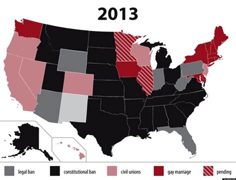 Gay Marriage In The U S Atlantic Magazine Map Shows