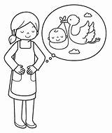 Embarazo Embarazada Embarazadas Precoz Hermanito Temporal Secuencia Disegni Japonesas Hermano Meres Fete Pinto Escuela Parto Iluminar Gestantes Japoneses Caricaturas Maluma sketch template