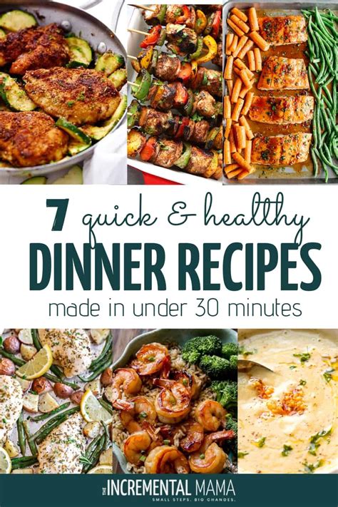 quick healthy dinner recipes   minutes
