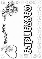 Cassandra Coloring Pages Sheets Hellokids Print Color sketch template
