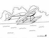 Hydravion Coloriage Wasserflugzeug Dibujar Boing Colorier Imprimer Avion Ausmalbilder Hellokids Flugzeug Avions sketch template