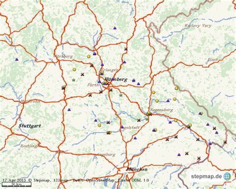 stepmap palacos nordbayern landkarte fuer welt