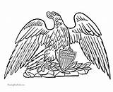 Eagle Disegno Aquila Aquile Patriotic sketch template
