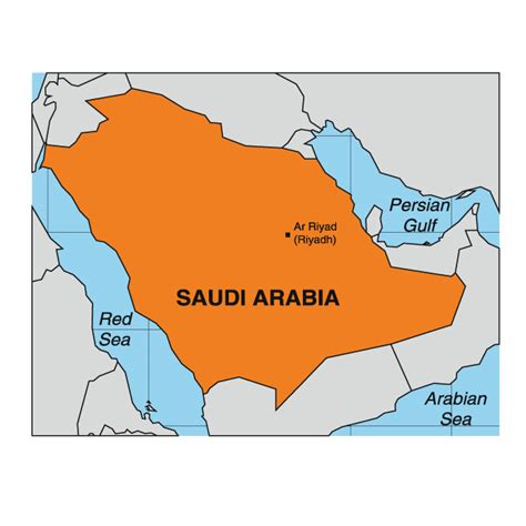 saudi arabia map royalty  stock svg vector