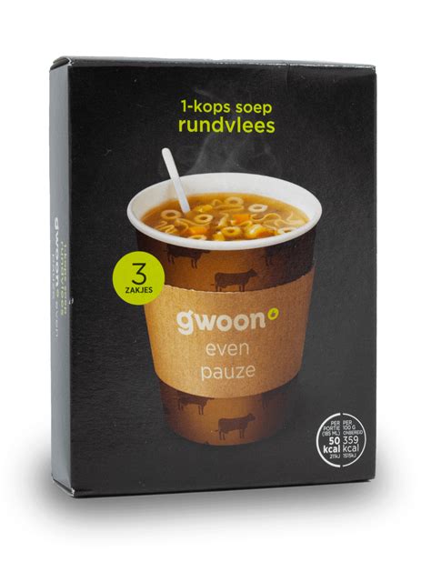 gwoon  cup soup beef  dutch shop