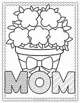 Mothers Kindergarten Motherday Kindergartenmom Colouring Madres sketch template