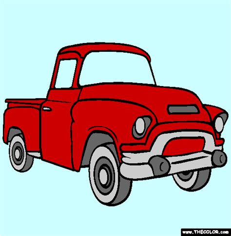 pickuptruckcoloringpage truck coloring pages coloring pages
