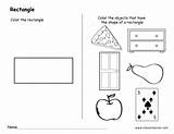 Rectangle Shape Activity Shapes Worksheet Activities Printable Cleverlearner Sheets Matching Pdf sketch template
