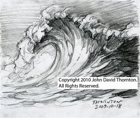 john david thornton drawing tsunamis