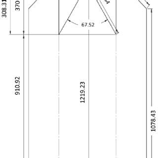 engineering drawing showing  unfolded top view    cut  bend