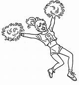 Coloring Pages Cheerleader Cheerleading Veronica Betty Stunt Bratz Getcolorings Difficult Perform Great Girl Print sketch template