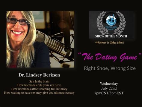 dating interview with dr berkson sex and your brain hormones