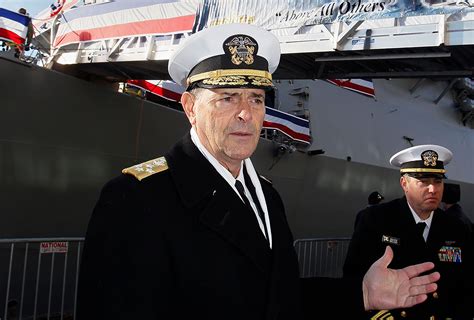 admiral picked  lead navy  retiring bad judgment cited