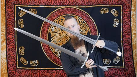 An Example Of A True Bastard Sword Hand And A Half Sword Youtube