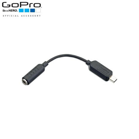 amazoncom gopro mm mic adapter gopro official accessory headphone adapters camera