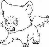Werewolf Lineart Gameboy Ds sketch template