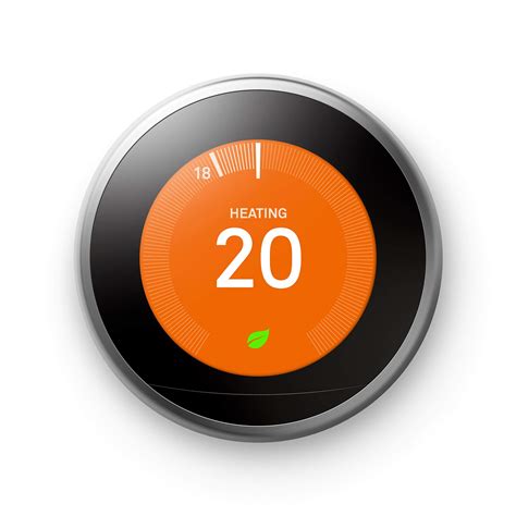 google nest learning thermostat  generation stainless steel buy   united arab