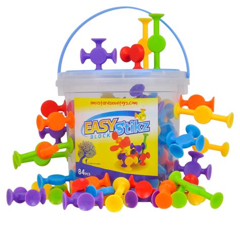 easy stikz suction toys  pieces silicone rubber great suckers