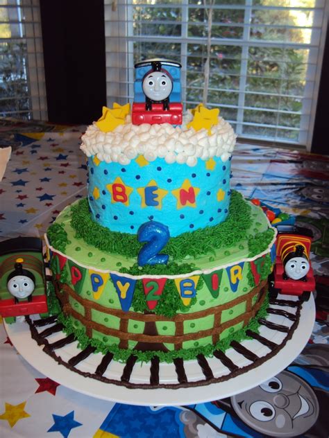thomas  train birthday cake cakecentralcom