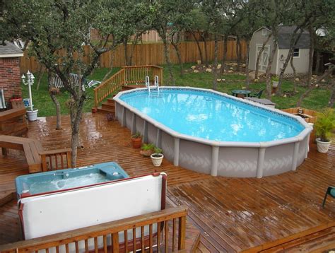 nice backyard  ground pool ideas
