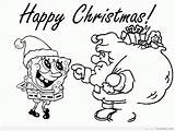 Pages Spongebob Christmas Coloring Squarepants Bubakids Cartoon Santa Thousands Regarding Internet sketch template