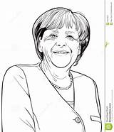 Merkel Angela Clipart Germany Chancellor Stock Editorial Clipground Scientist Politician Dorothea Former German Research Been Who Has Woman Since sketch template