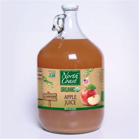 organic apple juice  oz north coast organic
