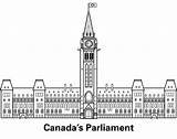 Parliament Parlement sketch template