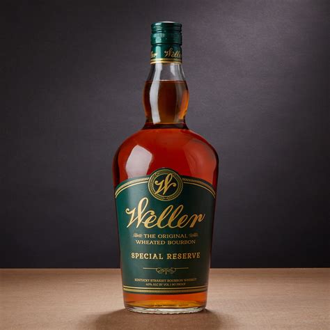 special reserve green label kentucky straight bourbon   wl weller touch  modern