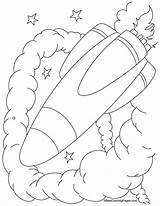 Coloring Spacecraft Pages Bestcoloringpages Kids Craft Space sketch template