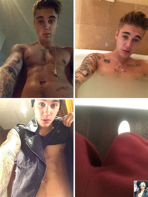 Justin Bieber The 11 Most Shocking Selfies Of The Singer Hollywood Life