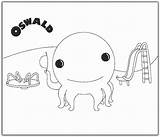 Oswald Octopus Pieuvre Coloriage Coloriages sketch template