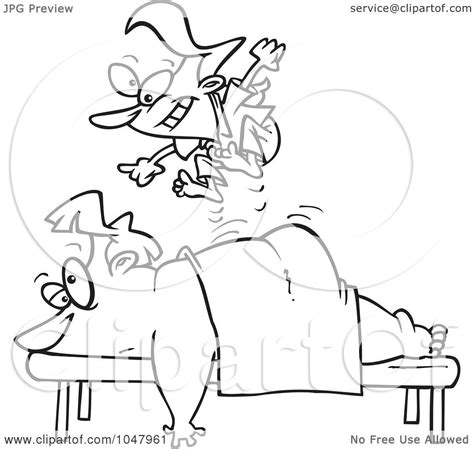 royalty free rf clip art illustration of a cartoon black and white