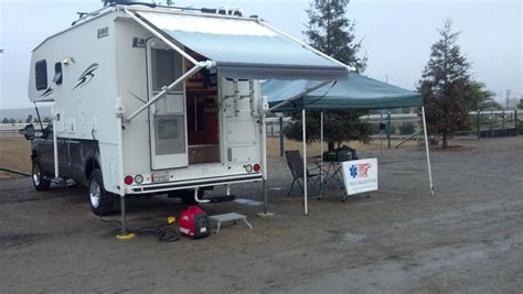rvnet open roads forum truck campers rear awning