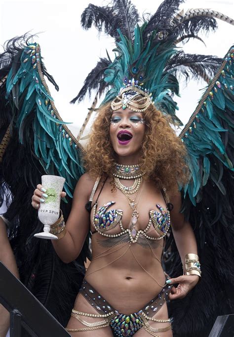 rihanna carnival festival barbados august 2015 popsugar