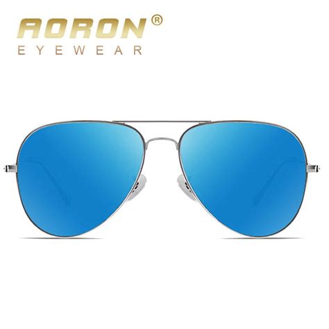 pilot polarized sunglasses men alloy metal women pilot brand designer