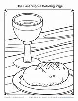 Supper Jesus Lord Maundy Abendmahl Holy Ws Ostern Ausmalen Lords Zone Letztes Sundayschoolzone Colouring Bibel Malvorlagen sketch template