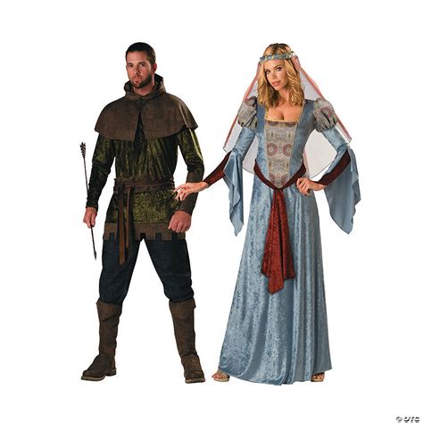 Adult’s Robin Hood And Maid Marian Couples Costumes