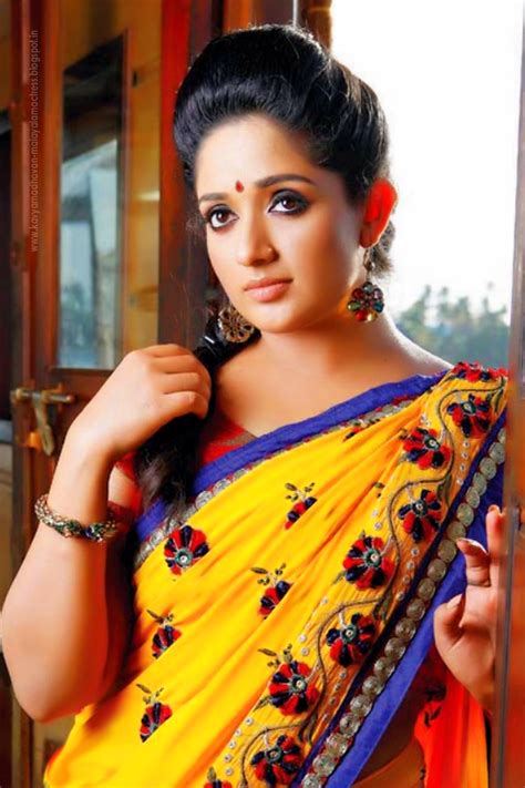 Kavya Madhavan Hot Photo Gallery In Beautiful Saree Cap