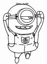 Coloring Pages Minion Challenge Marker Despicable Minions Stuart Bob Choose Board Library Popular sketch template