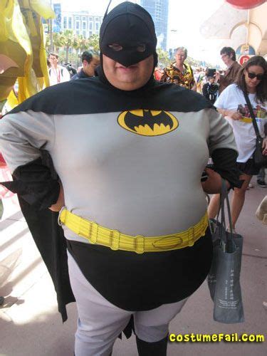 hero time batman cosplay fail batman cosplay fat man