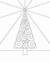 Christmas Tree Coloring Color Number Pages Printables Winter Trees Cp Adults Swirly Bigger Version Numbers Click sketch template