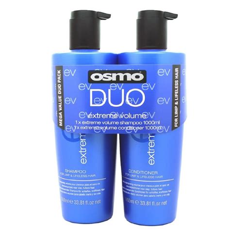 osmo duo extreme volume shampoo conditioner litre pack salon select ni