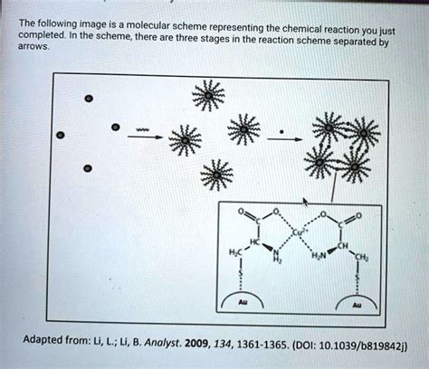 solved   image   molecular scheme representing  chemical reaction  scheme