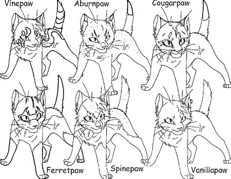 warrior cat coloring pages  print  printable warrior cat