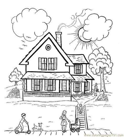 garden house coloring pages coloring pages